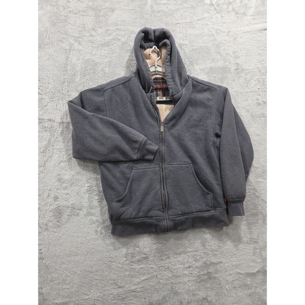 Moose Creek Men's Fleece Lined Zip-Up Hoodie Sz Medium